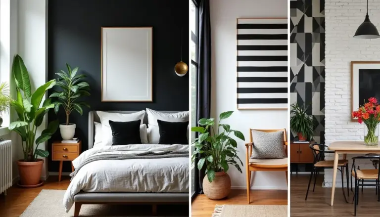 39 Ideias de Parede Preta e Branca para Decorar Sem Medo