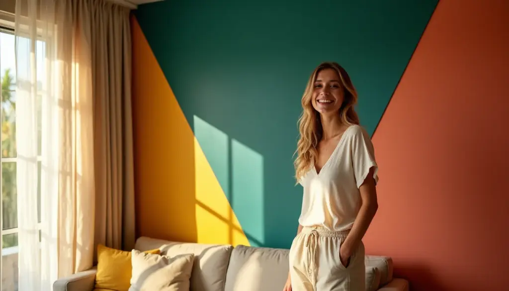 30 Ideias de Pintura Geometrica Parede para Renovar Sua Casa