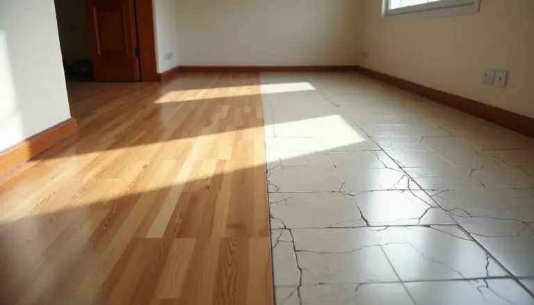 Piso vinílico e porcelanato juntos: o truque que ninguém conta