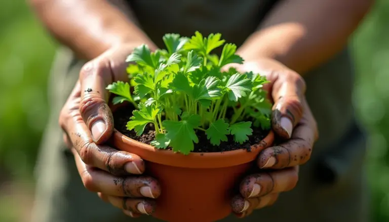 Plantação de coentro em vaso: colha em 30 dias gastando R$ 10