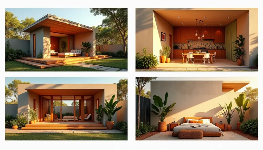47 Ideias de Projetos de Casas Com 2 Quartos Sala Cozinha e Banheiro
