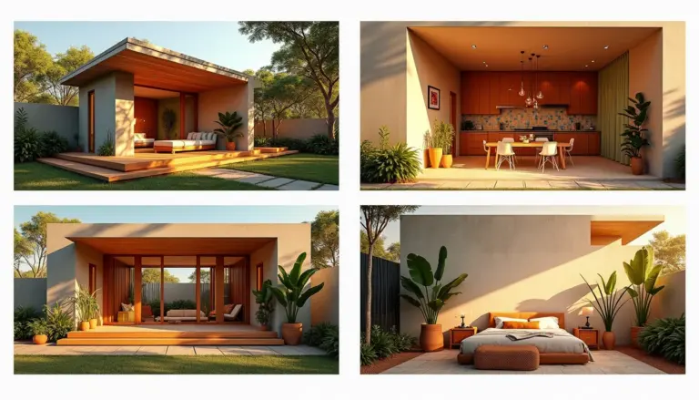 47 Ideias de Projetos de Casas Com 2 Quartos Sala Cozinha e Banheiro