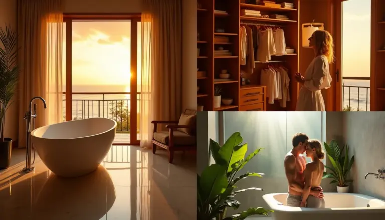 60 Ideias de Suite com Closet e Banheira para Criar Seu Refúgio