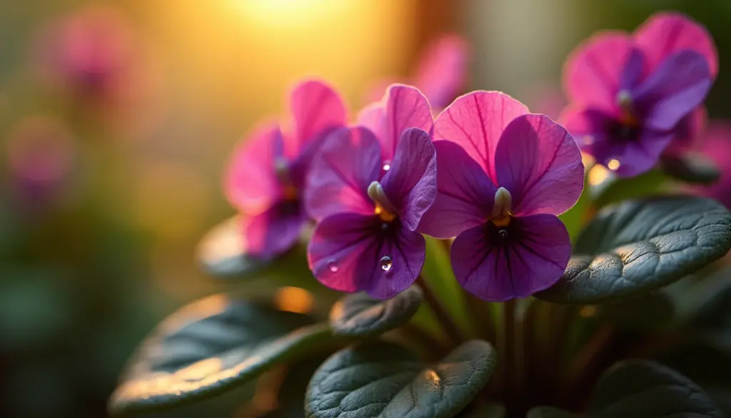 Violetas Africanas Florescem o Ano Todo Com Este Truque