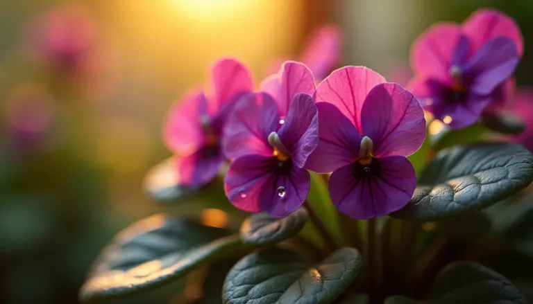 Violetas Africanas Florescem o Ano Todo Com Este Truque