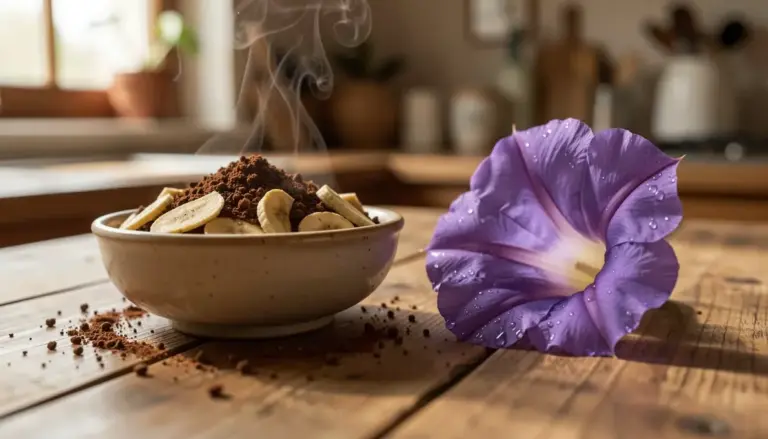 Receita de Adubo Natural Para Flor Trombeta Roxa Com Borra de Café
