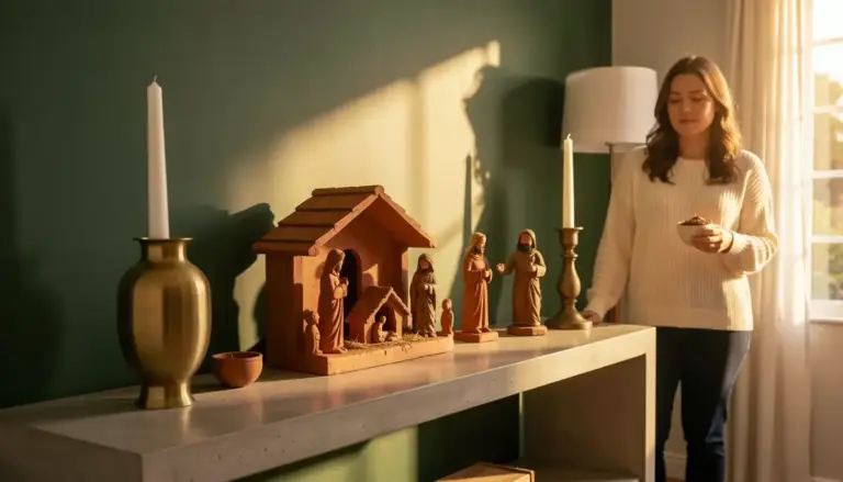 40 Ideias de Como Combinar Presépio Tradicional com Decoração Moderna 40 Ideias de Como Combinar Presépio Tradicional com Decoração Moderna