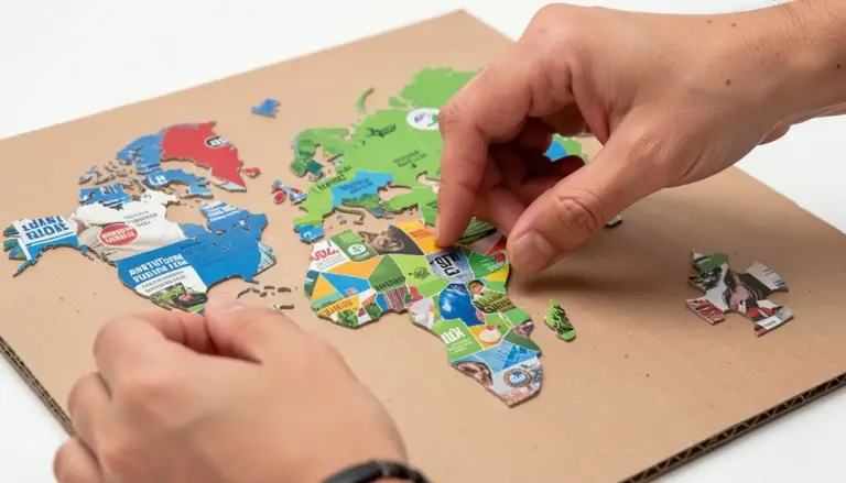 Decoração de Trabalho de Geografia com Recicláveis: Passo a Passo Decoração de Trabalho de Geografia com Recicláveis: Passo a Passo