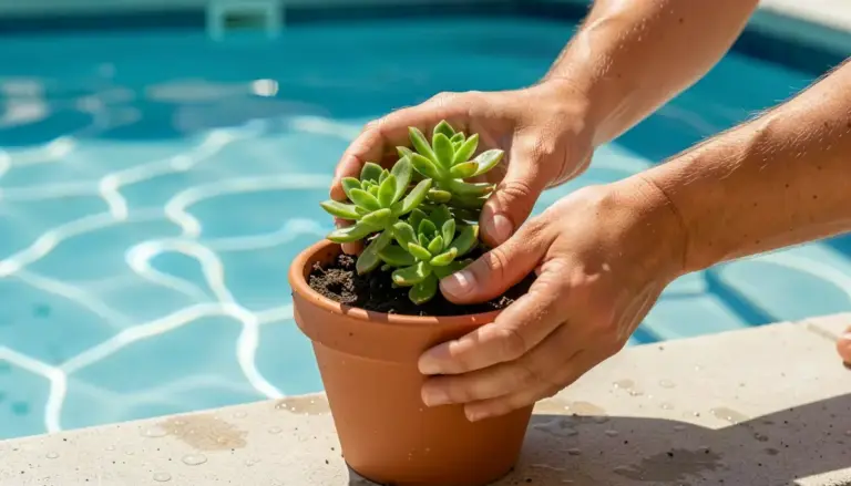 Como Manter Plantas Vivas na Borda da Piscina: 6 Passos Sem Erro