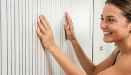 Como Usar Papel de Parede Adesivo na Decoração de Corredor de Apartamento