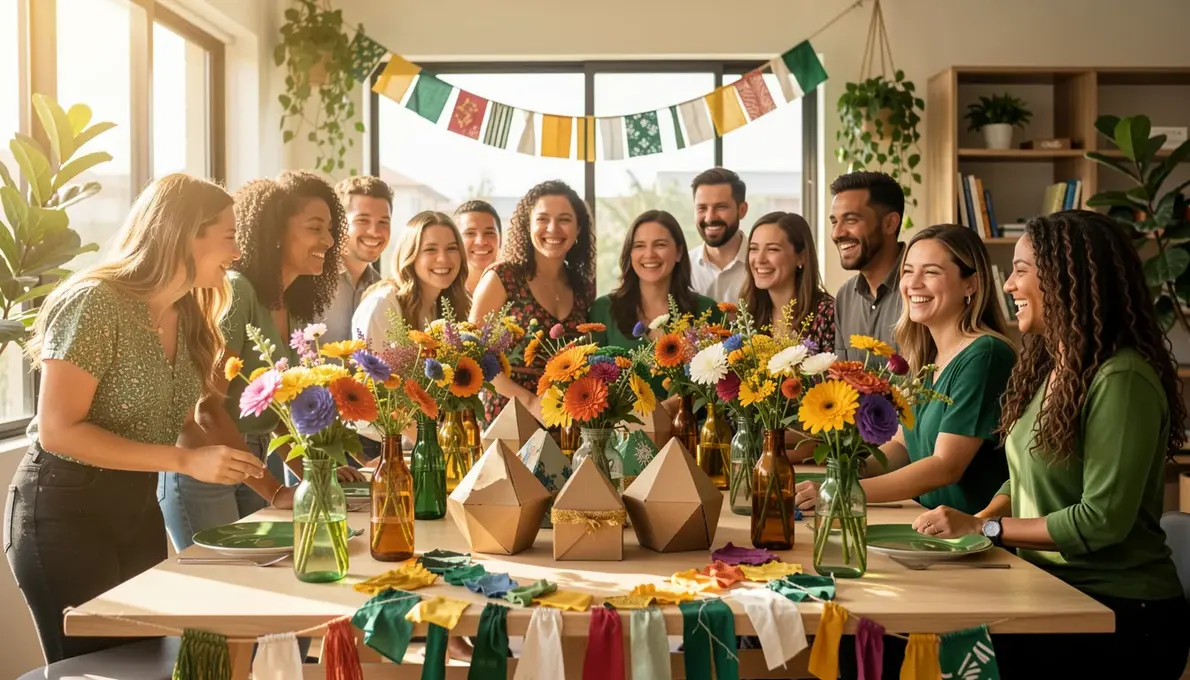 41 Ideias de Decoração para Confraternização da Empresa com Materiais Reutilizáveis 41 Ideias de Decoração para Confraternização da Empresa com Materiais Reutilizáveis