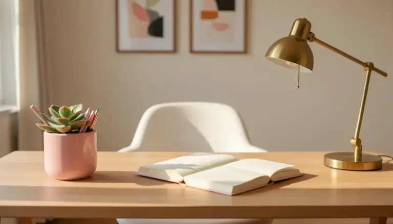 41 Ideias de Decoração para Mesa de Escritório Feminino