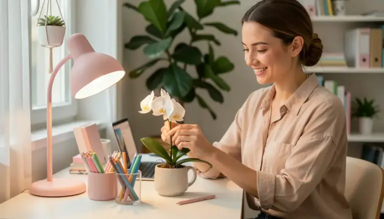 35 Ideias de Decoração para Mesa de Escritório Feminino com Pouco Espaço