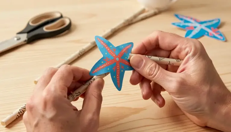 Como Fazer Topper Bolo Fundo do Mar Caseiro com Papel e Canudinho