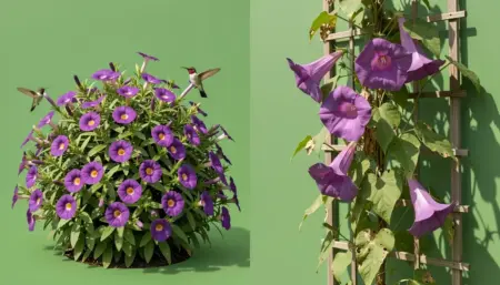Flor Trombeta Roxa Arbustiva ou Trepadeira? Saiba a Diferença