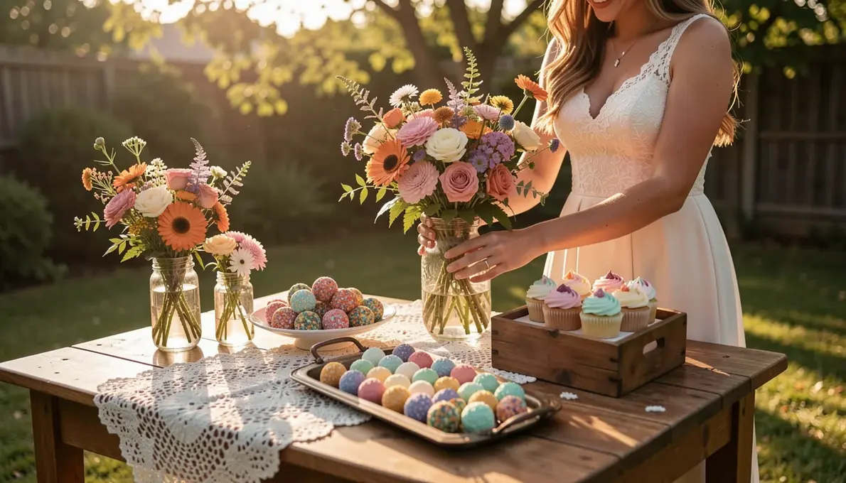 34 Ideias Caseiras para Decorar Mesa de Doces de Casamento