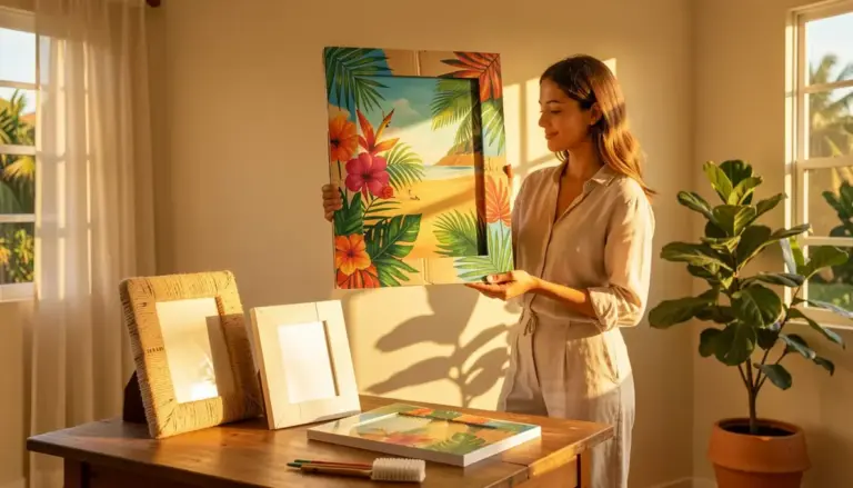 45 Ideias de Moldura Caseira para Cartaz com Materiais do Dia a Dia
