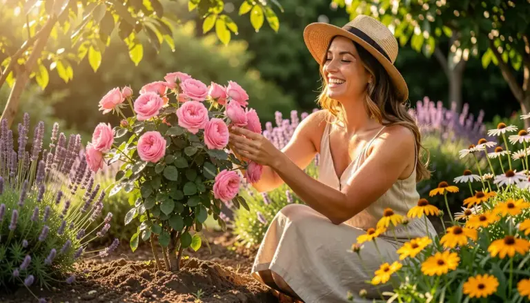 As 3 Melhores Plantas para Combinar com Rosas Raras no Jardim