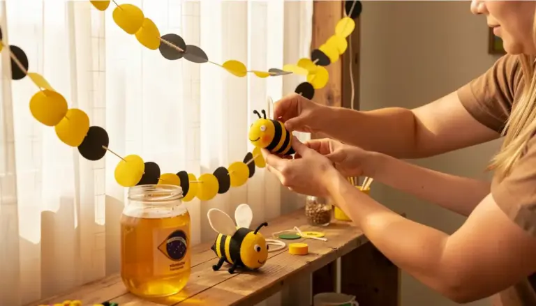 30 Ideias de Decoração Tema Abelhinha Gastando Pouco com Materiais Baratos