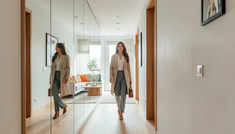 45 Ideias de Truque de Espelhos para Decorar Corredor de Apartamento e Ampliar Ambiente