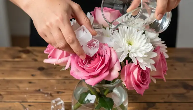 Truque Para Flor do Signo de Virgem Durar Mais no Vaso Com Gelo, Açúcar e Vinagre