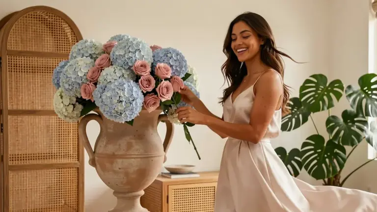 Decoração com Hortênsias e Rosas: Ideias para Arranjos de Impacto