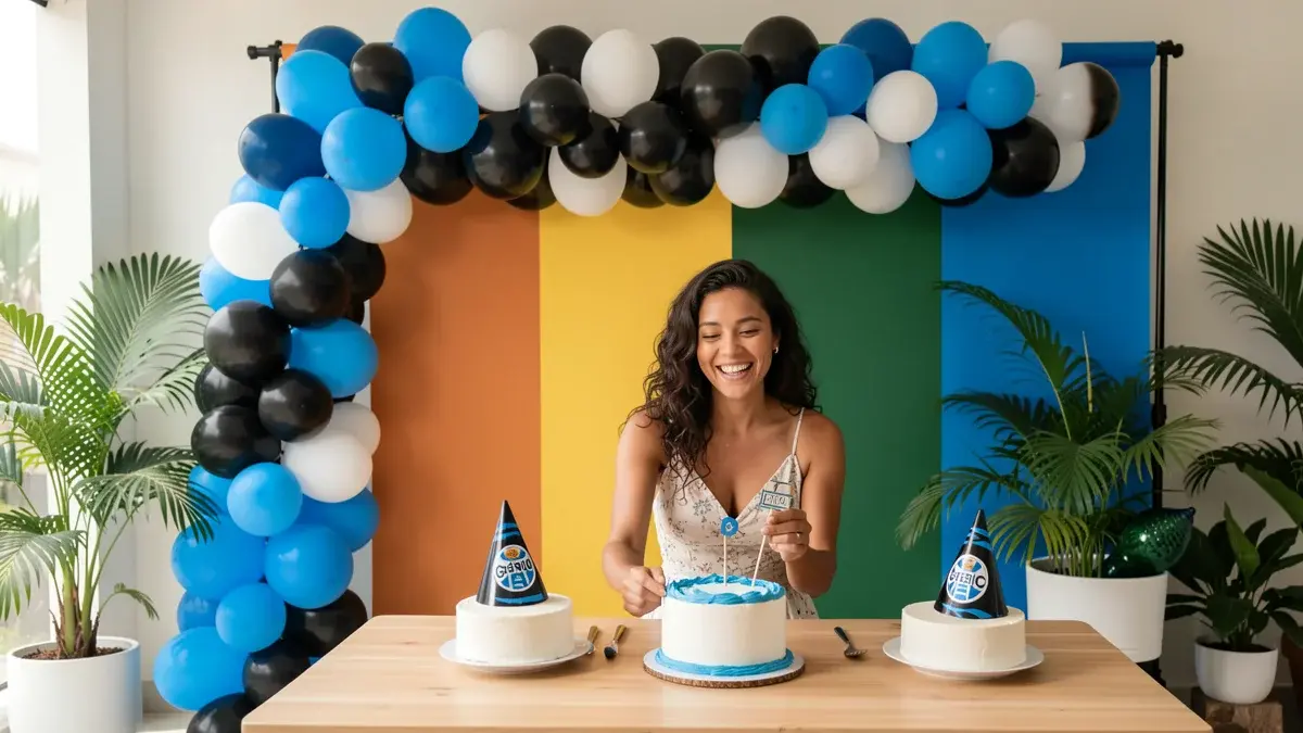 Decoração do Grêmio para aniversário simples: 20 ideias fáceis e baratas