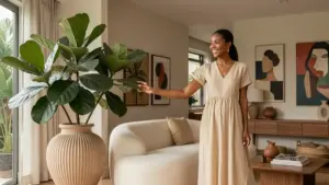 Ficus lyrata na sala: como escolher o lugar certo e o vaso ideal